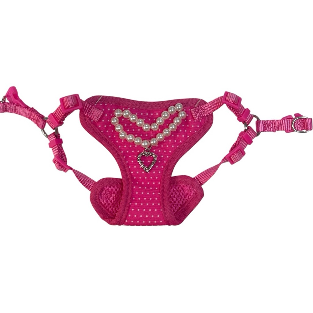 Vibrant Life Dog Harness XS Pink with Pearls